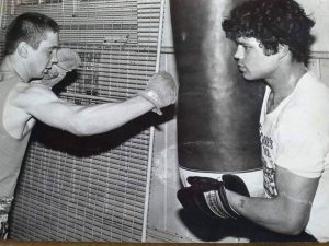 Young Rocky with Ralph Young training at Hogarth