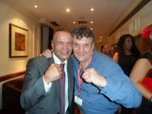 With The Explosive Rocky Kelly, still great friends after all these years.